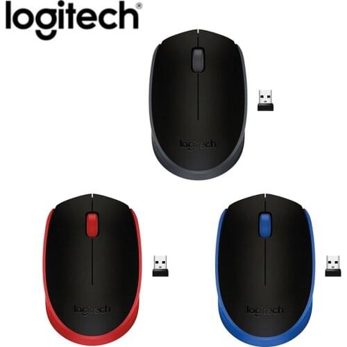 Logitech M171 Wireless Mouse Portable 2.4GHz USB Wireless Optical Tracking Gamer Mice for Laptop Desktop PC Home Office