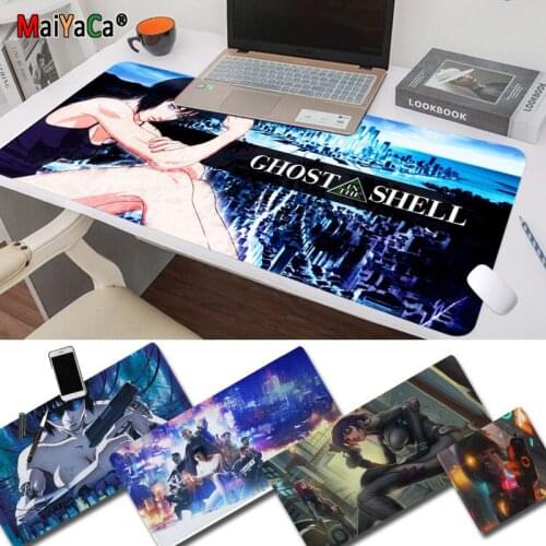 Ghost In The Shell girl pad gamer play mats Mousepad Size for Game Keyboard Pad