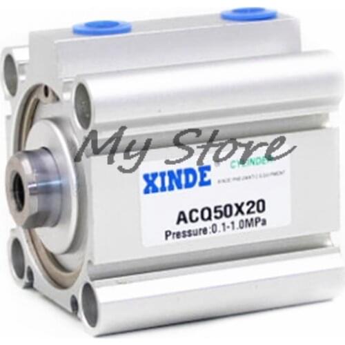 ACQ Type Compact Pneumatic Cylinder 16mm Bore 15mm Stroke Aluminum Alloy Double Action Air Cylinder With magnetic fie ACQ16*15-S