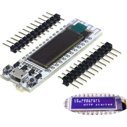ESP8266 OLED WiFi Kit 0.91 Inch Blue OLED Display WiFi+Bluetooth CP2014 Internet Development Board for Arduino ESP8266 NodeMCU