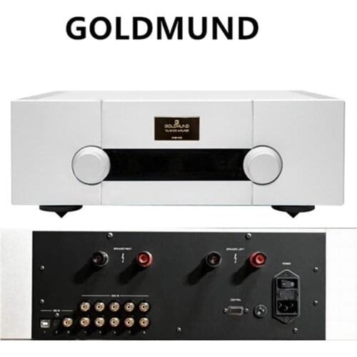 NEWest Goldmund Telos590 NextGen audio amplifier 215W+215W 2.0 channel MJL4281AG/MJL4302AG hifi power amplifier 3HZ--120KHZ