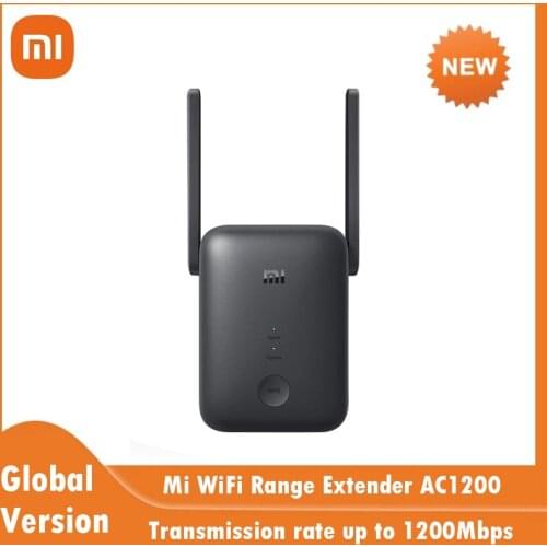 New Global Version Xiaomi Mi WiFi Range Extender AC1200 2.4GHz And 5GHz Band 1200Mbps Ethernet Port Amplifier WiFi Signal Router