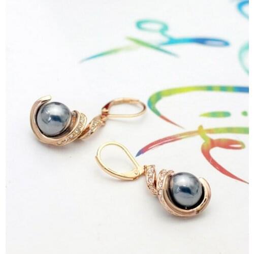 Iutopian Elegant New Arrival water drop shape pearl Earrings High Quality for women #rg82755