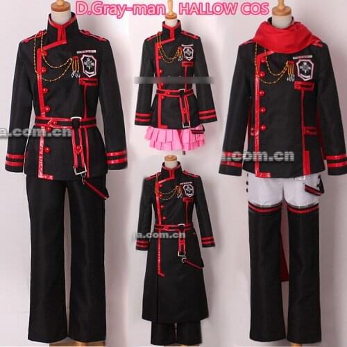 New Anime D.Gray-man HALLOW 3rd Uniform figure Allen Lavi Lenalee Kanda Second Season Cosplay Costume Customzie any size
