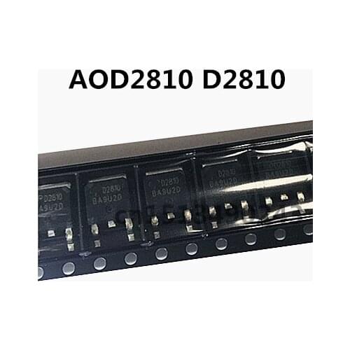 Original 5pcs/ AOD2810 46A80V TO252 D2810