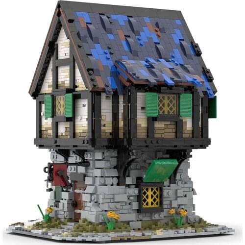 Ship within 15 days)2997Pcs MOC-44070 Medieval Smithy Creator Compatible with 21325 ( Designed by Povladimir)