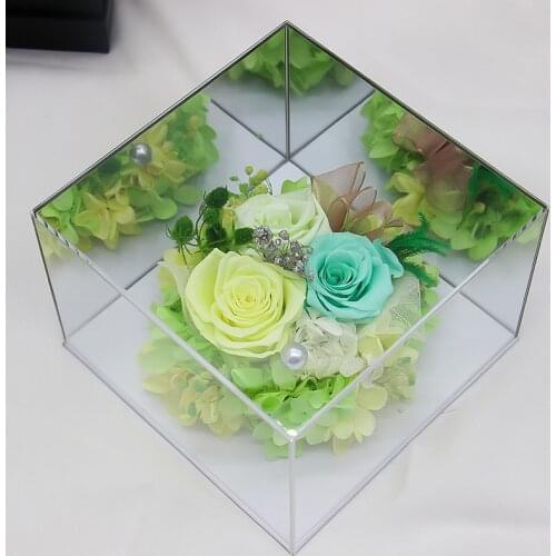 Eternal Mirror Gift Box Acrylic Glass Eternal Rose Christmas Valentines Day to Send His Girlfriend Gifts
