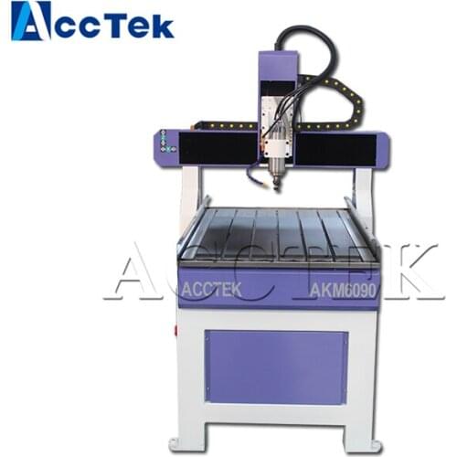 Jinan portable cnc router machine 6090 water tank /mini marble aluminum engraving machine