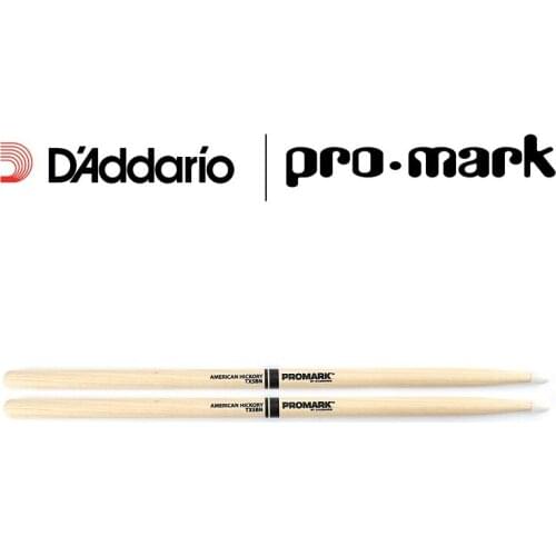 Promark by D'addario TX5AN TX5BN TX7AN American Hickory Nylon Tip, Single Pair