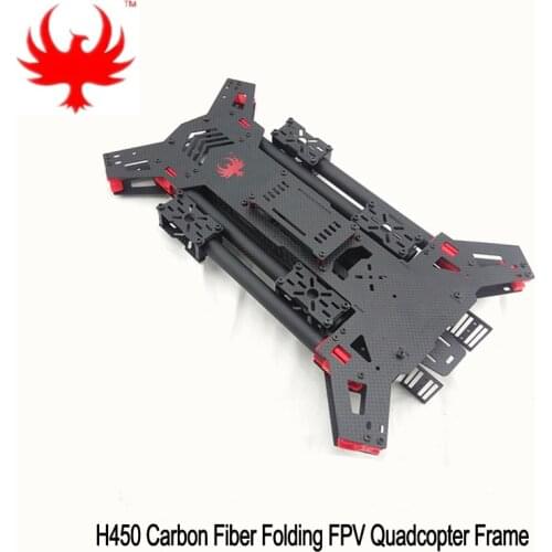 H450 Carbon Fiber FPV Folding Quadcopter Frame / 450 RC Multicopter Shaped Cross Frame