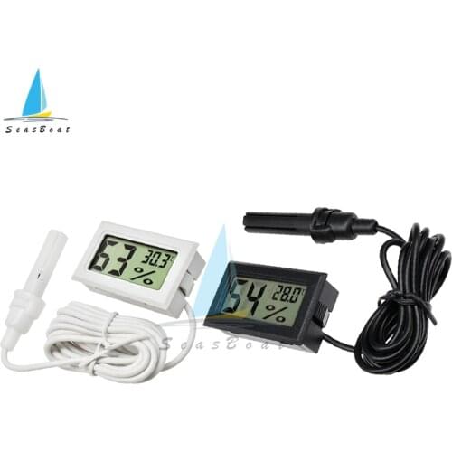 Mini LCD Digital Thermometer Hygrometer Thermostat Indoor Convenient Temperature Sensor Humidity Meter Gauge Instruments