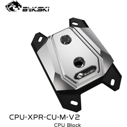 Bykski CPU Water Cooling Radiator Block use for AMD RYZEN3000 AM3/AM3+/AM4 X570 / Copper Block Cooled Radiator