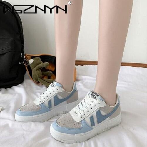 2021 Hot Flats Woman Sneakers Womens Shoes Ladies Casual Breathable Female Vulcanized Shoes Lace Up Woman Comfort Walking Shoes