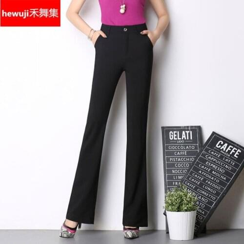 Lady Modern Dance Pant Adult Dancers Female Ballroom Dancing Trousers Slim Leg Pants High Waist Rumba Samba Dancing Pant B-6877