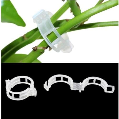 50PCS Vines Fastener Tied Buckle Hook Plant Vegetable Grafting Clips Agricultural Greenhouse Supplies Fixing Clip Binding Tool