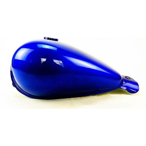 9L Blue Retro Motorcycle Fuel Tanks Vintage Motorbike Refit Blue Oil Tanks Retro Modication Petro Tank