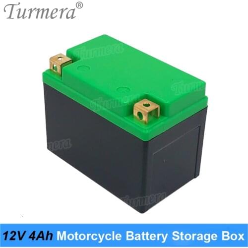 12V 4Ah 5Ah Motorcycle Battery Storage Battery Box Can Hold 10Piece 18650 Li-ion Battery or 5Piece 32700 Lifepo4 Battery Turmera