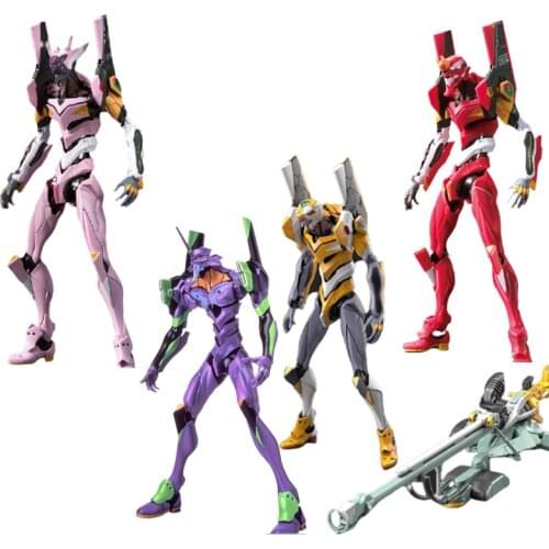 Bandai RG Neon Genesis Evangelion Eva Eva-01 Test Type Eva-00 Proto Type Eva-02 Production Model Figure Assemble Model Toys Gift