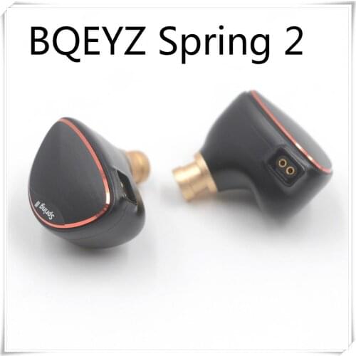 BQEYZ Spring 2 Triple Hybrid Driver 1BA 1DD 9 Piezoelectric Earphones HiFi Monitor Sports Audiophile Earbuds 0.78mm Cable BQ3 P1