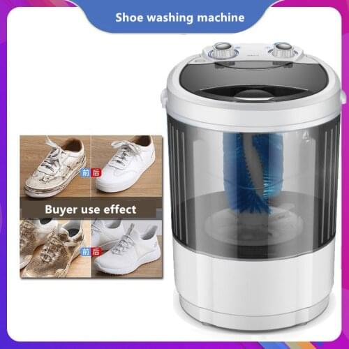 220V Household Electric Shoes Washing Machine Portable Mini Shoe Sock Washer EU/AU/UK/US Plug