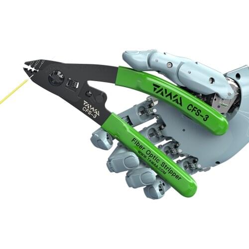 CFS-3 3 Holes Fiber Optic Stripper Suitable for Stripping 0.9mm~3mm outer jacket, 250um bare fiber (coated layer) Loose Tube