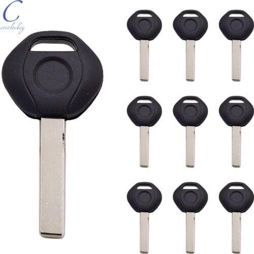 Cocolockey Transponder Key Shell Fob Case No Chip Fit For BMW 3 5 7 Z3 Series E36 E34 E38 E39 HU92 Uncut Blade 10pcs/lot