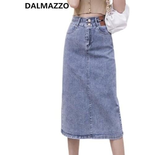 DALMAZZO Denim Skirts For Women