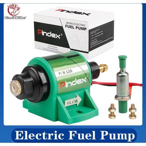 CARBOLE Universal 100% New Electric Diesel Gasoline Fuel Pump 12V Petrol 35 GPH 4-7 psi Low Pressure 5/16"