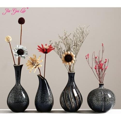 JIA-GUI LUO Ceramic vase flower vase flower vase home decoration shabby decor vases country style home decor C073