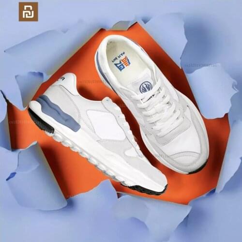 4 color xiaomi youpin checkerboard retro jogging shoes fashion mens and womens sports shoes outdoor sports running shoes