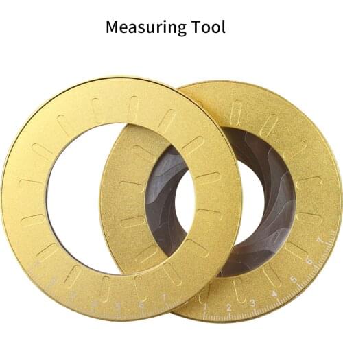 Round Circle Tool Adjustable Measurement Stainless Steel Creative Drawing Ruler With Size Measure Marks Party Baking Woodworking