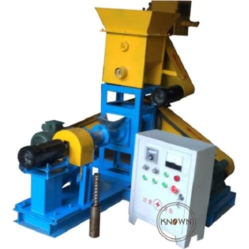 Nigeria Electric 60-80kg/h Dog Cattle Feed Pellet Processing Machine Farm Poultry Screw Floating Fish Feed Extruder for Sale