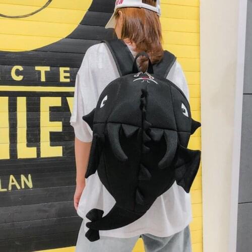 2021 New Creative Cartoon Backpack Breathable Wings Dinosaur Backpack Male And Female Personality Student School Bag Travel Bag