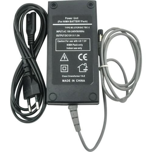 New Universal TOPCON 3 PIN CHARGER for TOPCON BT-50Q BT-52QA Battery EU plus US