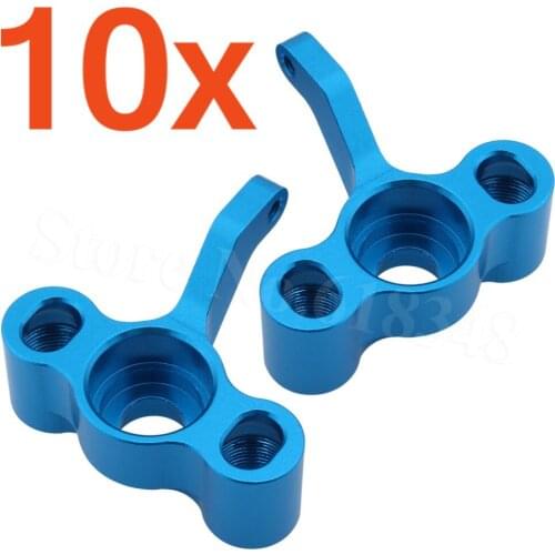 Wholesale 10pcs/Lot 166011 (06043) AIuminum Steering Hub (L/R) AL. 2P HSP 1/10 Upgrade Parts for RC Buggy 94166 Backwash