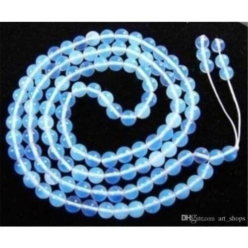 8mm Charming 108 Tibet buddhist moonstone prayer beads Necklace A02>>> free shipping