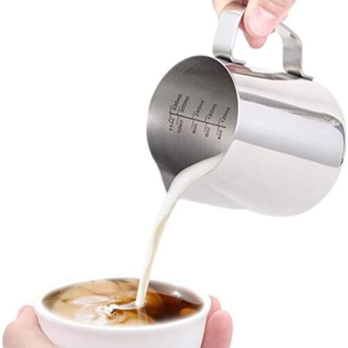 Tainless Steel Milk Frothing Pitcher Espresso Coffee Barista Craft Latte Cappuccino Milk Cream Frother Cup Pitcher Jug Maker