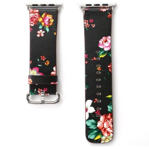 Hot Sell Leather Watchband 44mm 40mm for Apple Watch band 38mm 42mm Fashion Sports bracelet iWatch series se 6 5 4 3 2 1 belts