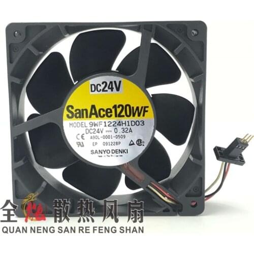 SanAce120WF A90L-0001-0509 9WF1224H1D03 12cm 12038 24V 0.32A FANUC cooling fan
