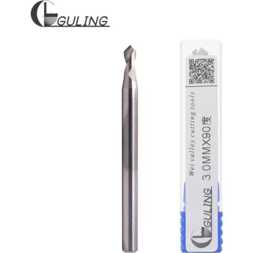 GULING CNC Machine Tungsten Steel Fixed Point Drill Bit 1 2 3 4 5 6 8 10 12 mm For Steel Parts Stainless Steel Spot Drills