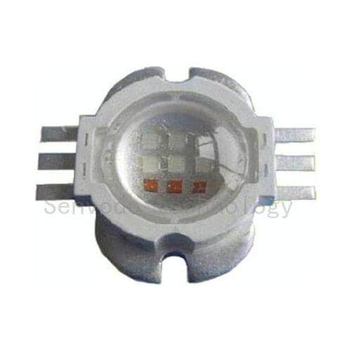 15X high power 6pin 9W rgb led lamp beads with 60 degree or 90 degree led lens from china factory free shipping