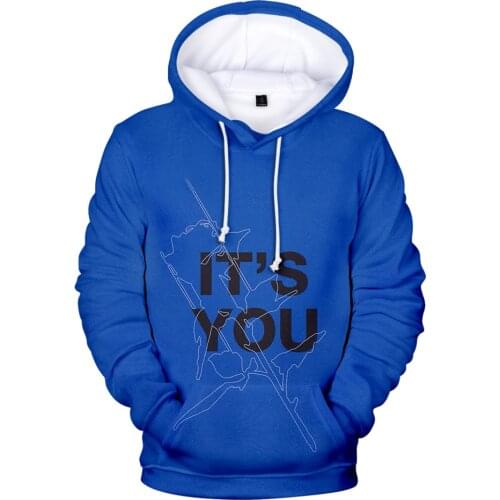 Singer Ali Gatie Hoodies 3D Men Kpop Sweashirts Women Fashion Print ITS YOU 3D Hoodie Long Sleeve Casual Boys Girls Clothing
