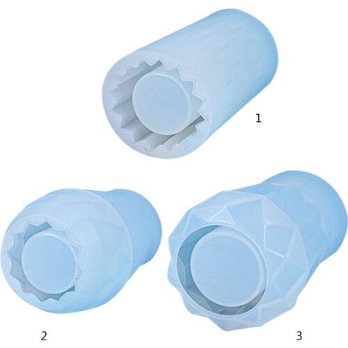 Vase Crystal Epoxy Resin Mold Flowerpot Plant Pot Silicone Mould DIY Crafts Home Decorations Casting Tools