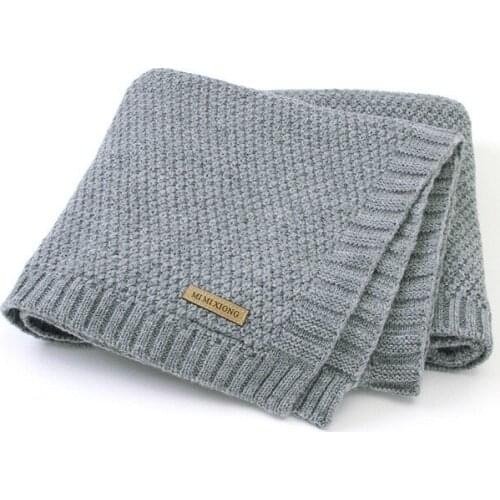 Knitting Newborn Babies Character Floral Printed Bath Towel baby Receiving Blankets swaddle