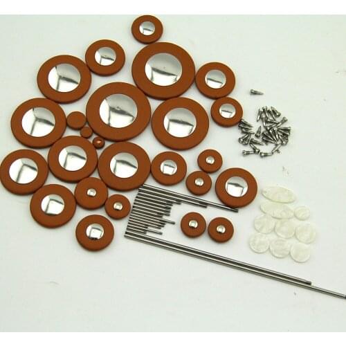 Alto Sax Repair Parts Screws,parts+Alto Sax Pads Complete Set of 25 Pads
