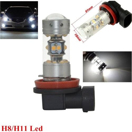 2Pcs H11 H8 6000K White Car 140W(28W) LED Fog Lights Daytime Running DRL Bulbs For For LAND ROVER DISCOVERY 3 LR3 4 LR4