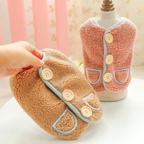 2020 New Winter Warm Pet Dog Clothes Vest Coat Luxury Clothes For Dogs Designer For Medium Small Pets Chihuahua Yorkshires