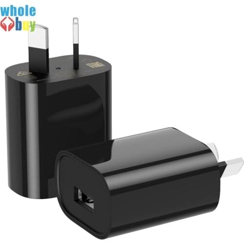 50pcs Single USB Port Insulated AU Plug PHONE Charger ADAPTER Output DC 5V 1A Power Adapter for IPhone HTC Mobile Phones Tablets