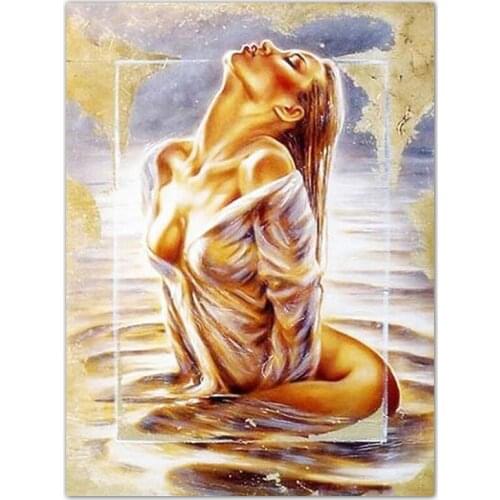 5D DIY Diamond Embroidery Picture Of Rhinestone Beauty Diamond Mosaic Diamond Painting Portrait Full Square Round Beadwork