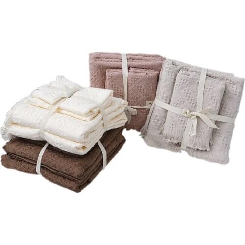 Brand Cotton Bath Towel Set Household Luxury Face Towel Adult Bath Towel Gift Hotel Quality Soft Absorbent Bathroom Towels